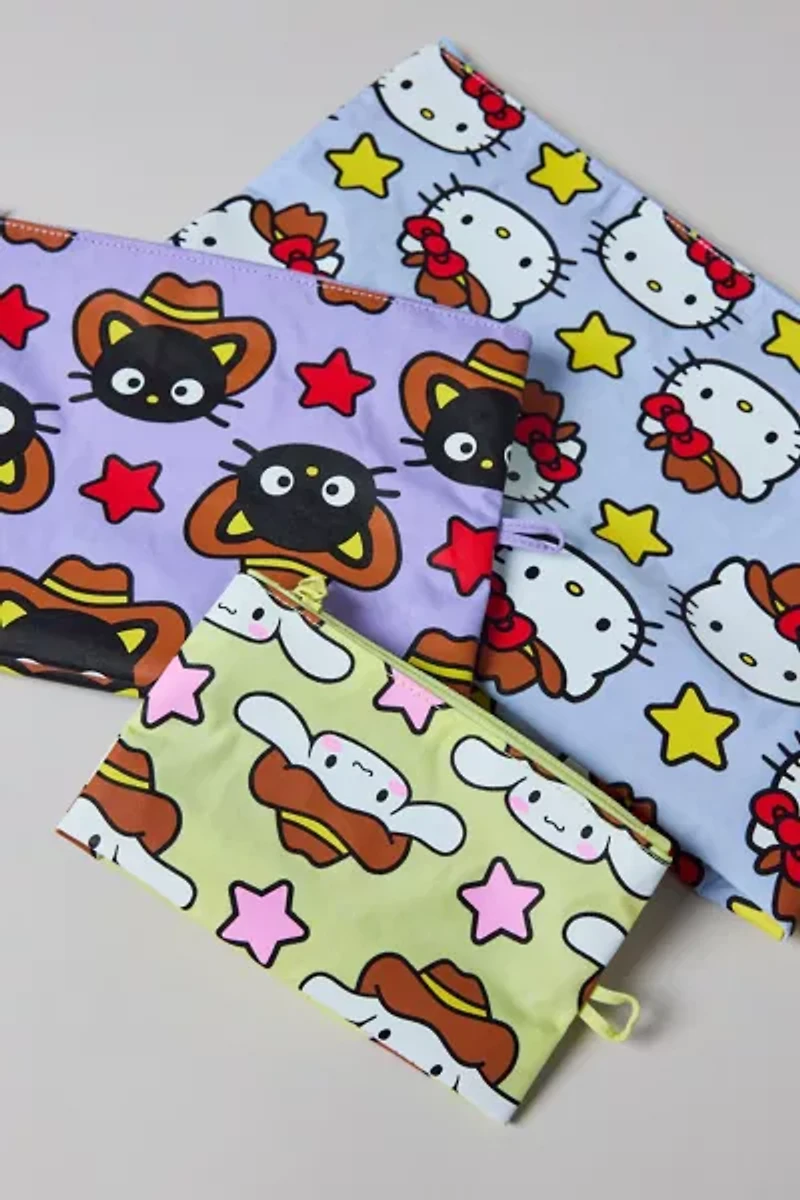 BAGGU X Hello Kitty & Friends Go Pouch Set