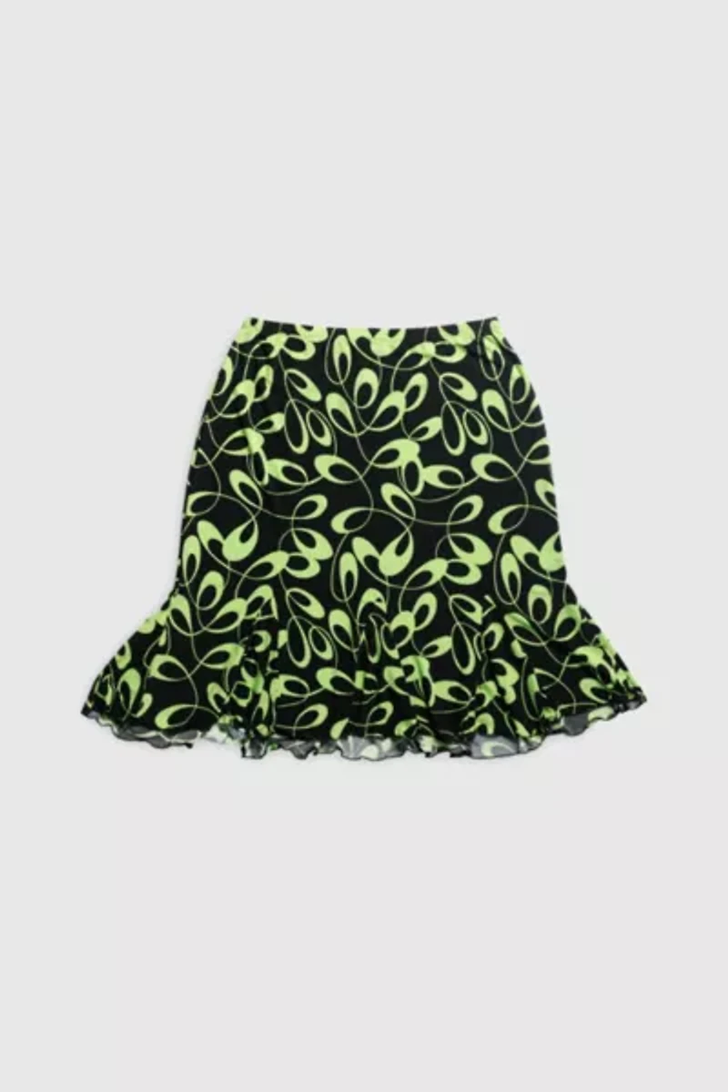 Vintage Ruffled Skirt