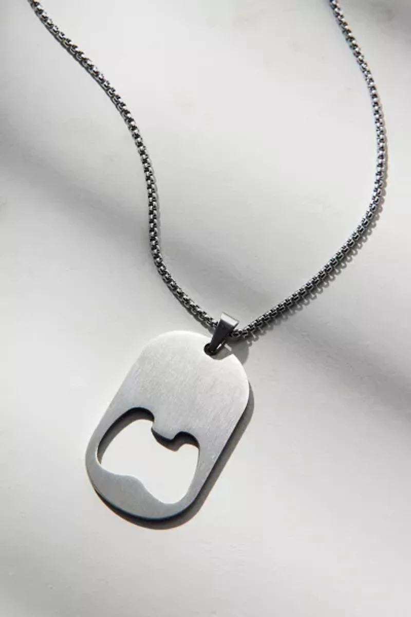 Bottle Opener Pendant Waterproof Necklace