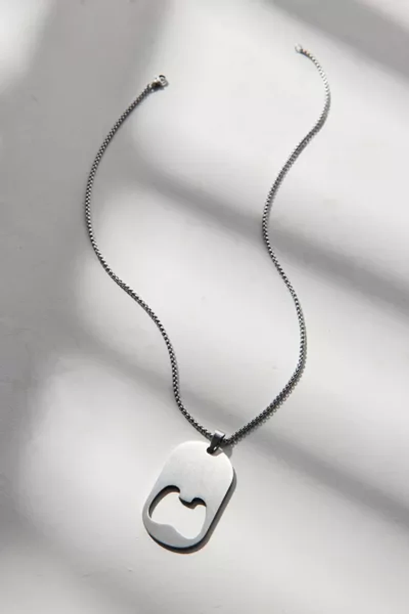 Bottle Opener Pendant Waterproof Necklace