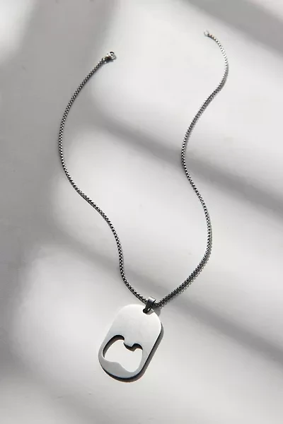 Bottle Opener Pendant Waterproof Necklace