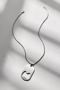 Bottle Opener Pendant Waterproof Necklace