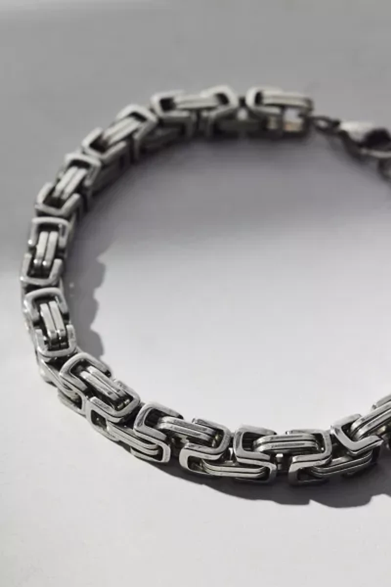 Stainless Steel Box Link Chain Bracelet