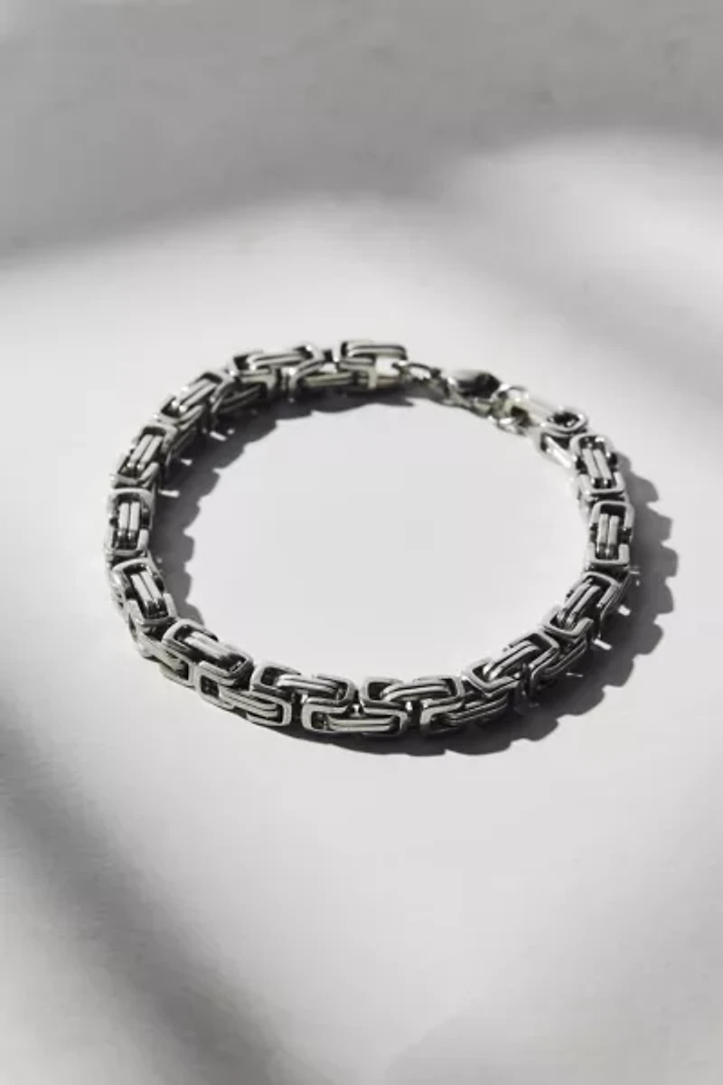 Stainless Steel Box Link Chain Bracelet