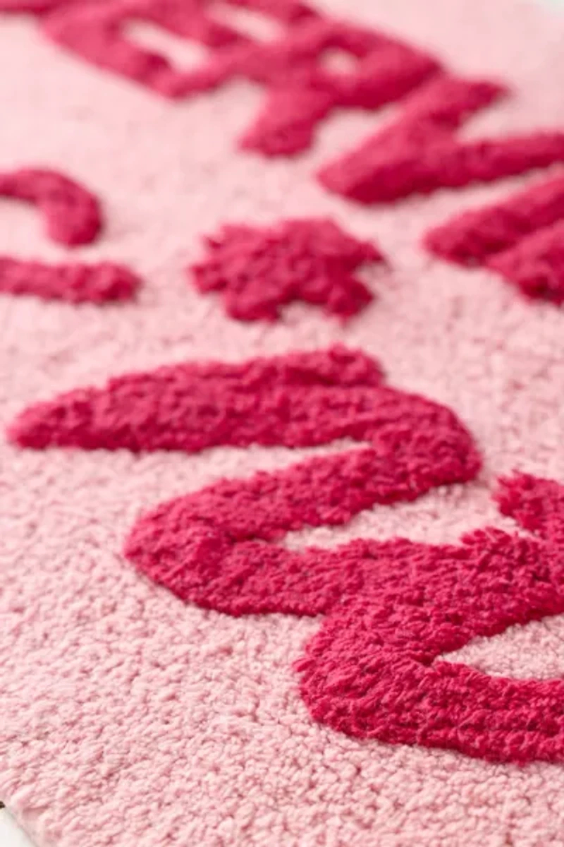 Serving WHAT?! Plush Tufted Bath Mat