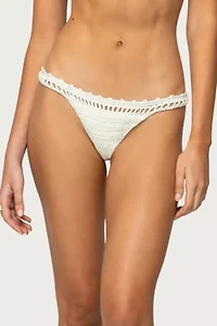 Edikted Enzo Crochet Bikini Bottom
