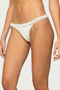 Edikted Enzo Crochet Bikini Bottom