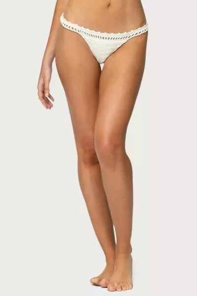 Edikted Enzo Crochet Bikini Bottom