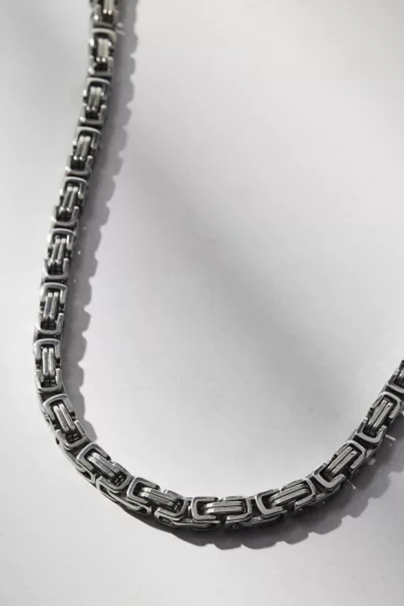 Stainless Steel Box Link Chain Necklace