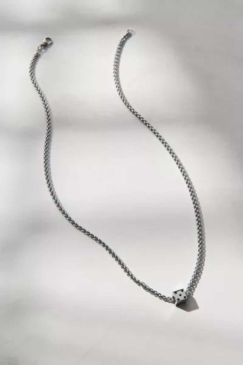 Dice Charm Waterproof Necklace