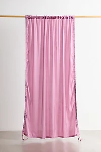 Satin Roman Shade Window Panel