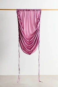 Satin Roman Shade Window Panel