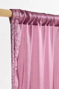 Satin Roman Shade Window Panel