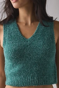 BDG Dealer V-Neck Cropped Sweater Vest