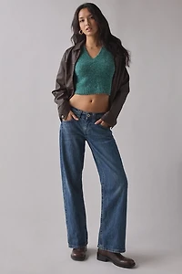 BDG Dealer V-Neck Cropped Sweater Vest