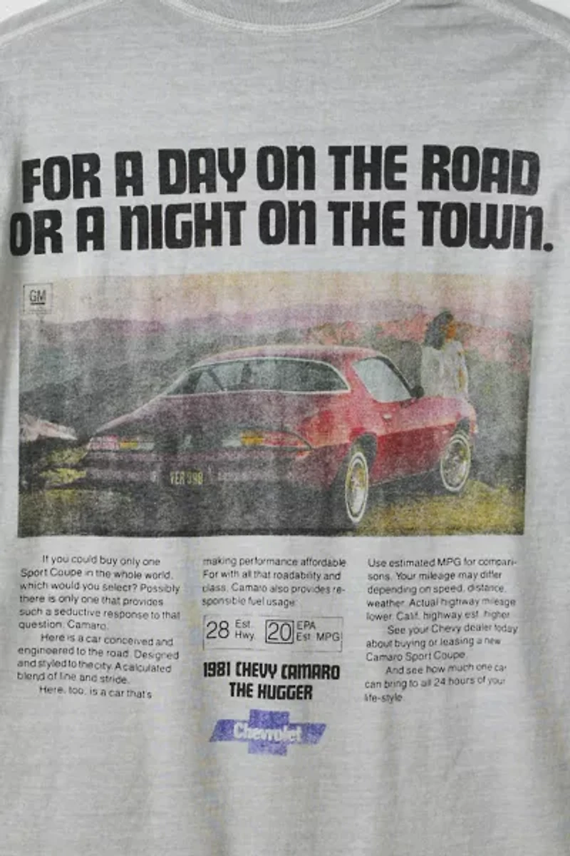 Chevy Camaro Ad Graphic Tee