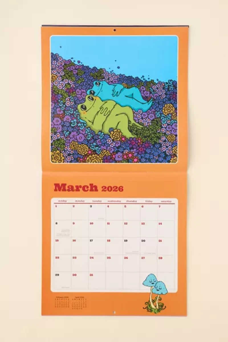 Autumnalwood 2026 Wall Calendar