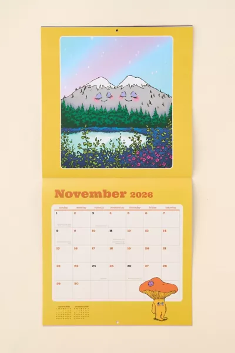 Autumnalwood 2026 Wall Calendar