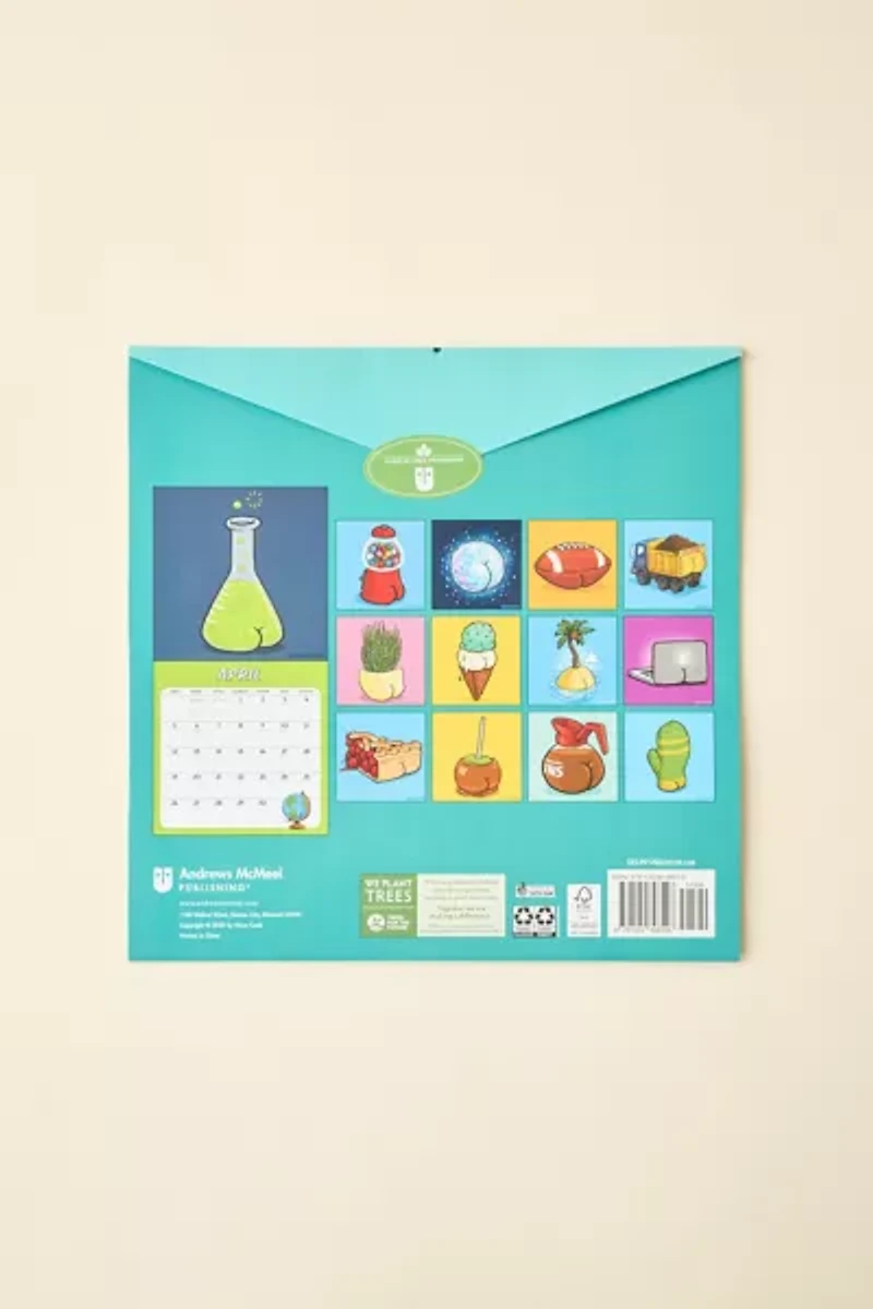 Butts On Things 2026 Wall Calendar