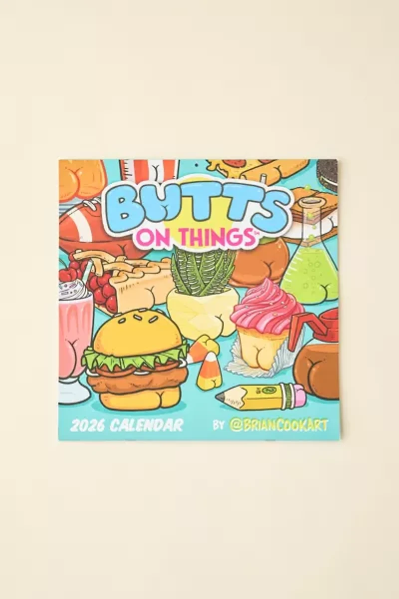 Butts On Things 2026 Wall Calendar