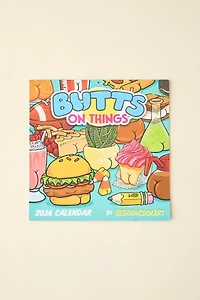 Butts On Things 2026 Wall Calendar