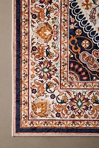 Enzo Floral Medallion Printed Rug
