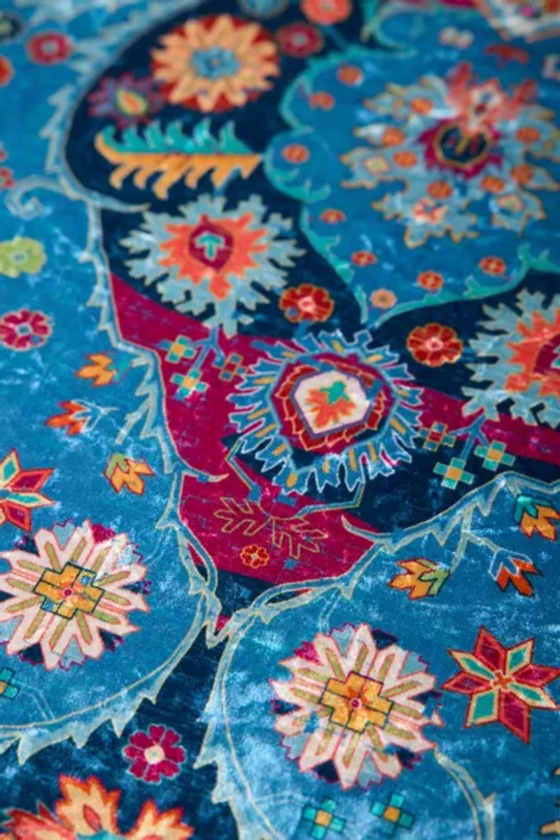 Edith Medallion Printed Rug