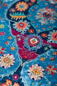 Edith Medallion Printed Rug