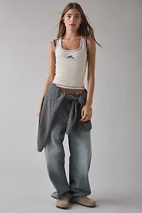 Trout Fish Icon Applique Graphic Tank Top
