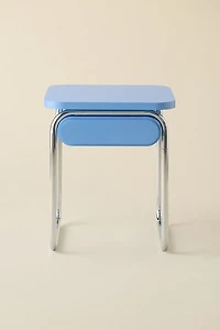 Boden Chrome Storage Nightstand