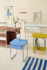 Boden Chrome C-Side Table