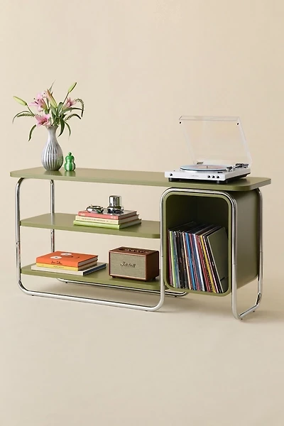 Boden Chrome Multi-Tier Media Console