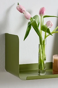 Callan Metal Floating Headboard/Wall Shelf