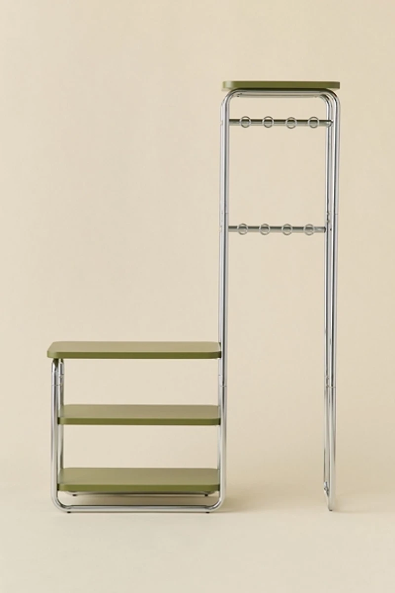 Boden Chrome Entryway Storage Console