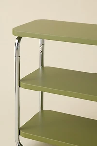 Boden Chrome Entryway Storage Console