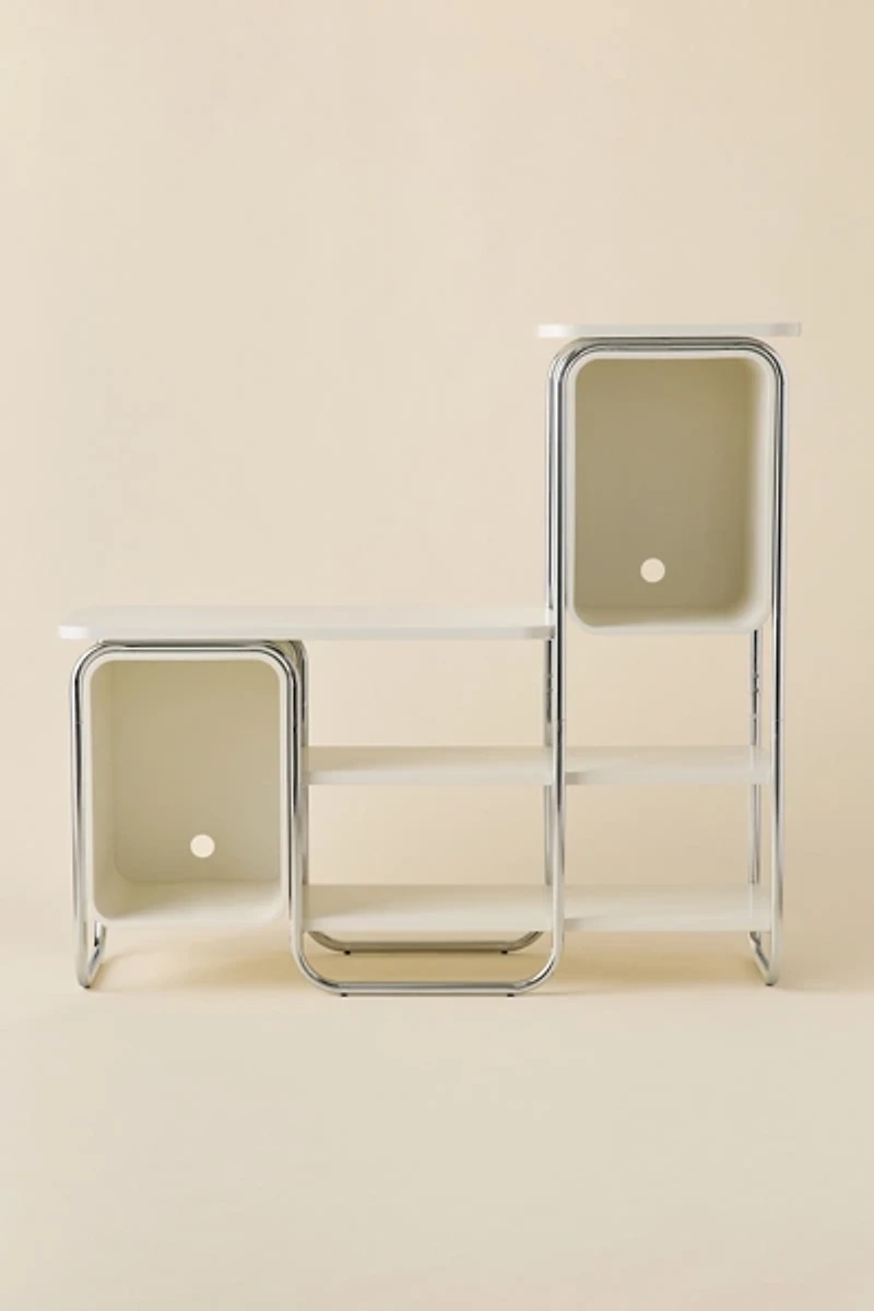 Boden Chrome Tiered Storage Unit