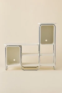 Boden Chrome Tiered Storage Unit