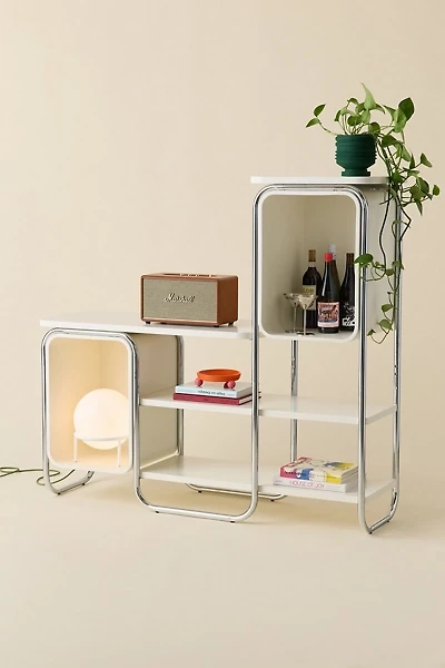 Boden Chrome Tiered Storage Unit