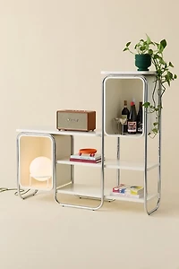 Boden Chrome Tiered Storage Unit
