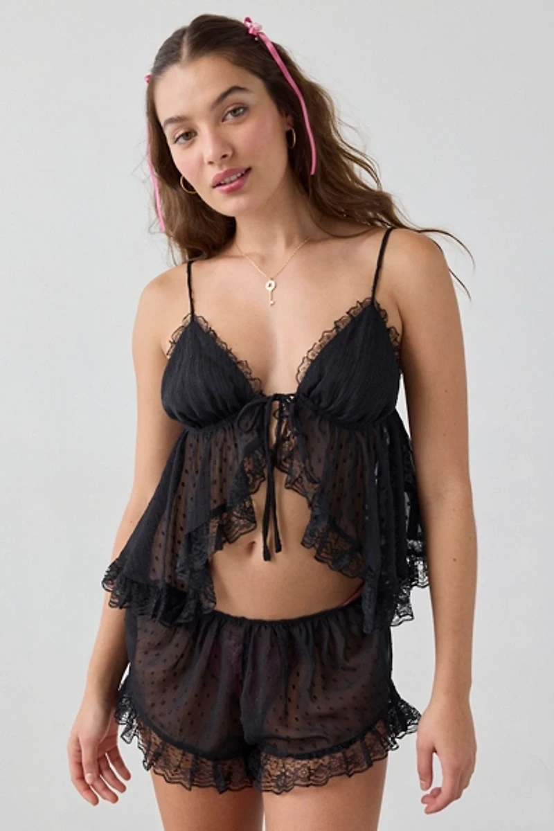 Out From Under Daydream Flyaway Cami + Micro Short PJ Set