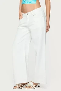 Edikted Petite Roman Low Rise Slouchy Jeans