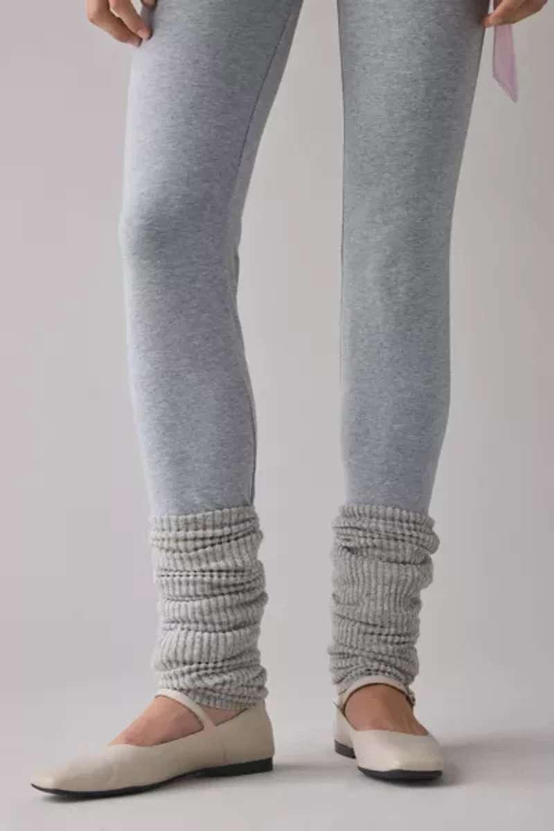 Hazel Soft Ribbed Knit Slouch Leg Warmers