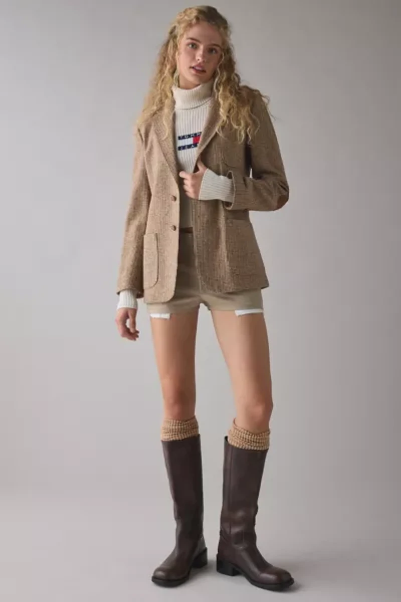 Hazel Soft Ribbed Knit Slouch Leg Warmers