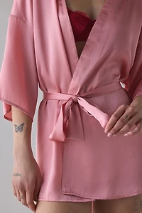 Out From Under Satin Dream Embroidered Robe