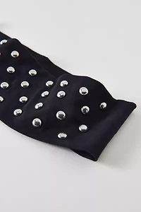 Dome Stud Embellished Soft Headband