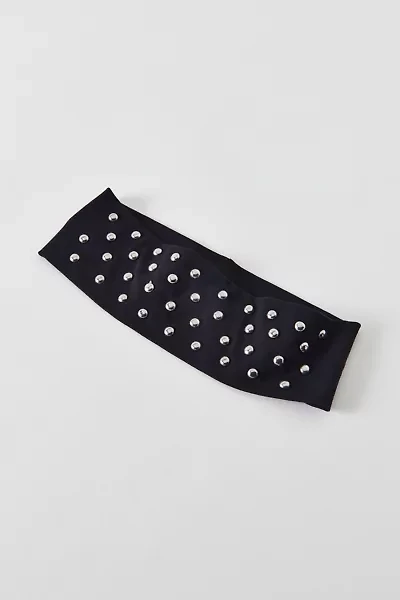 Dome Stud Embellished Soft Headband