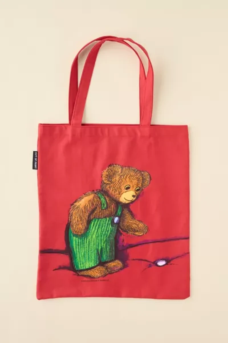 Corduroy The Bear Graphic Printed Tote Bag
