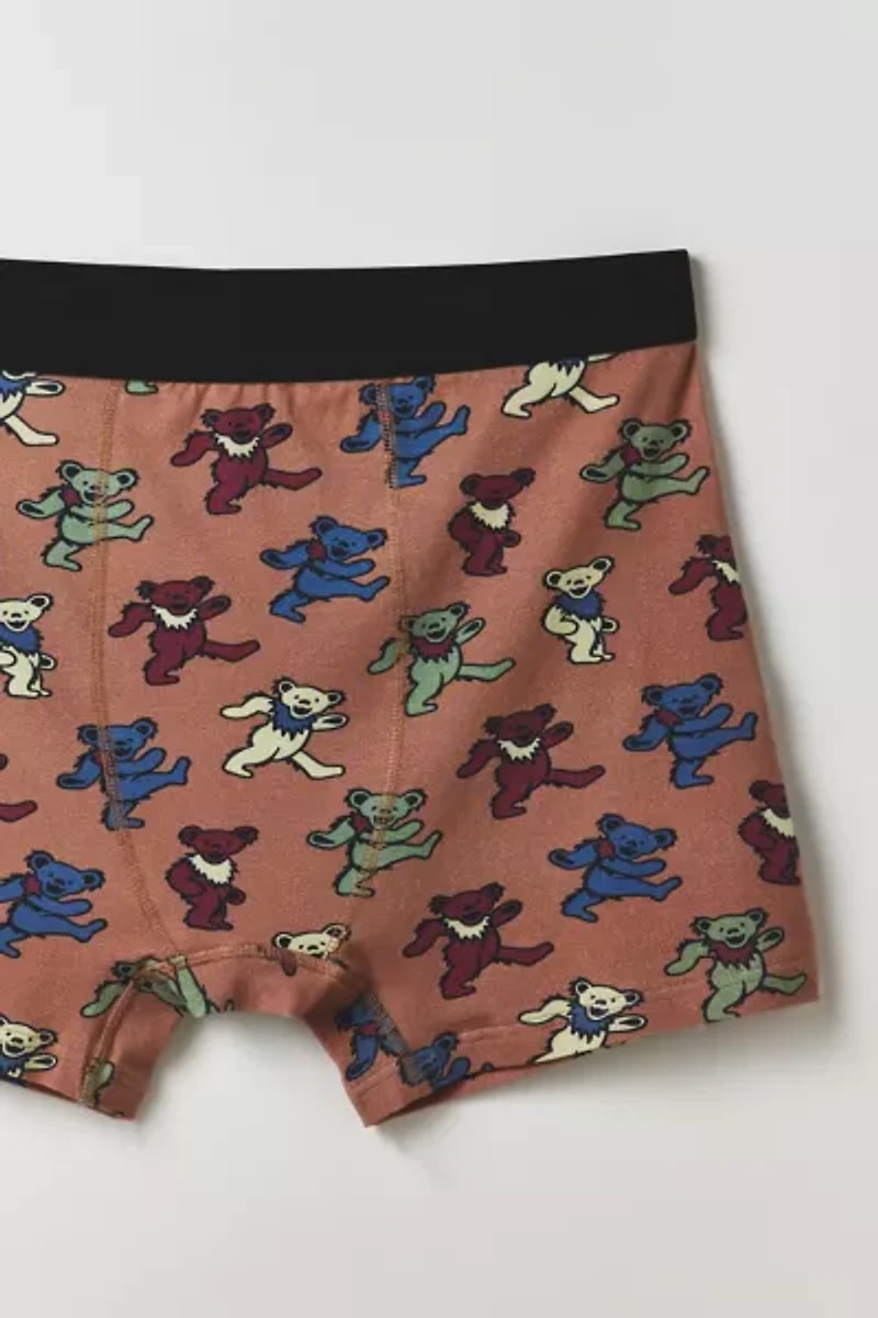 Grateful Dead Bear Pattern Boxer Brief