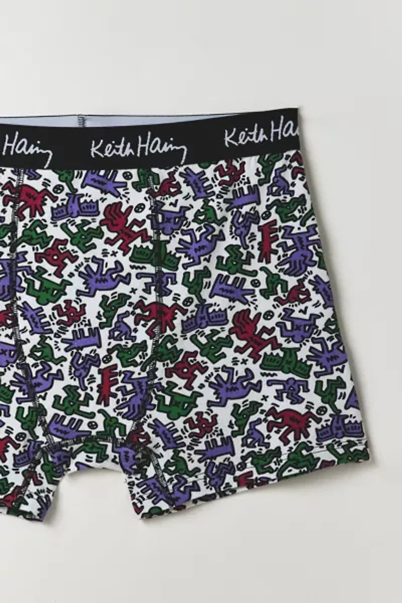 Keith Haring Figure Allover Pattern Boxer Brief