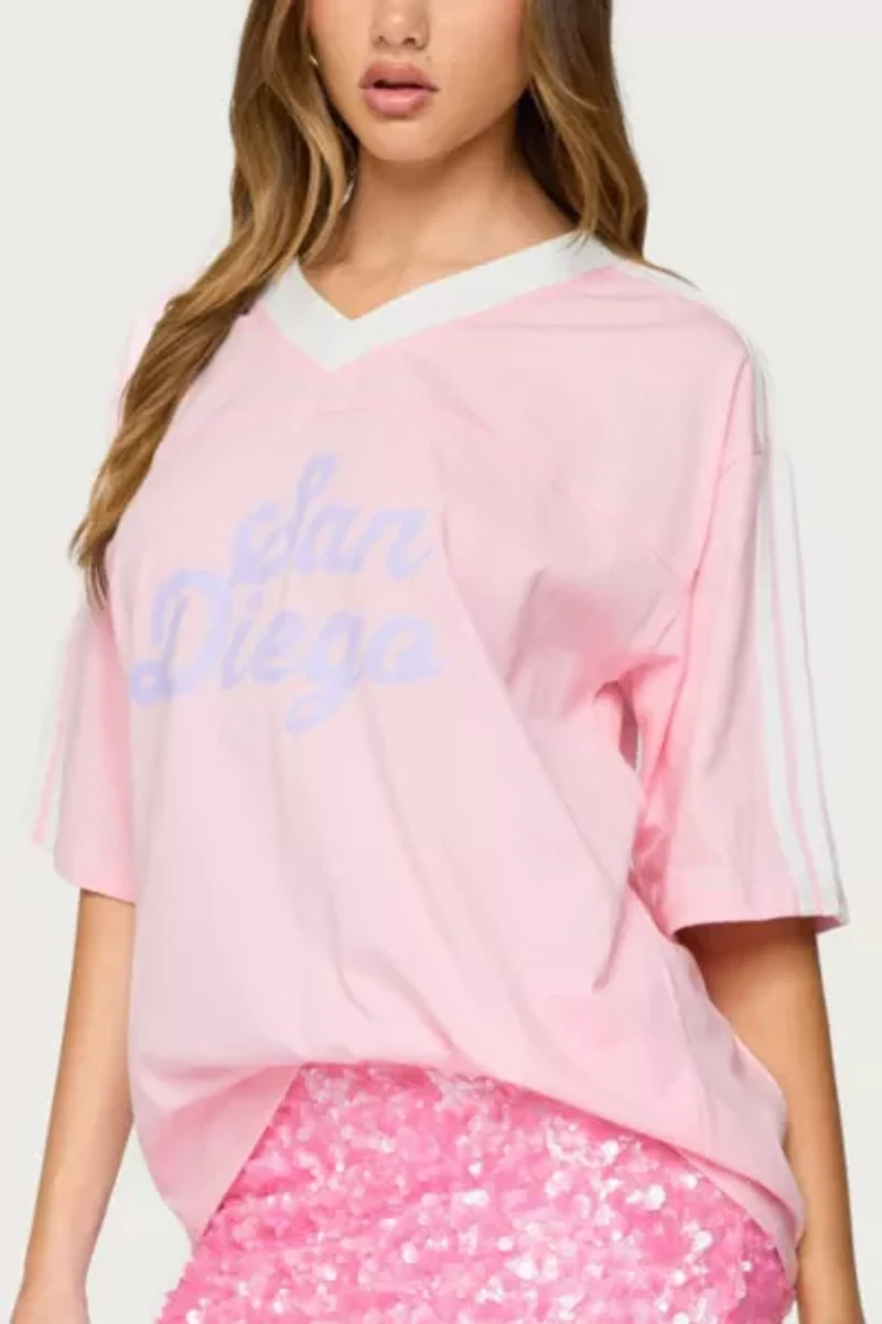 Edikted San Diego Oversized T Shirt